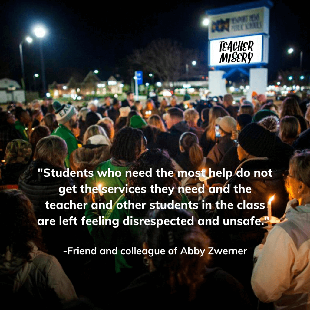 Colleague of Teacher Shot by 1st Grader Speaks Out Teacher Misery