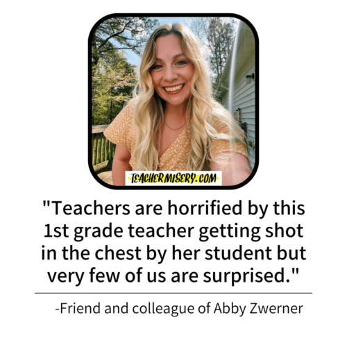 Colleague of Teacher Shot by 1st Grader Speaks Out Teacher Misery