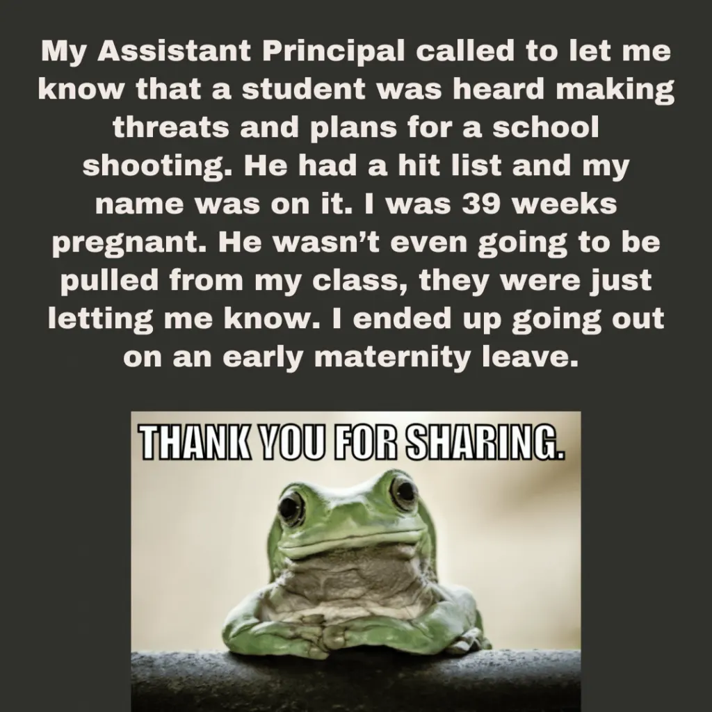 Anonymous contribution from a teacher on their experience in the profession - May 2023 #6