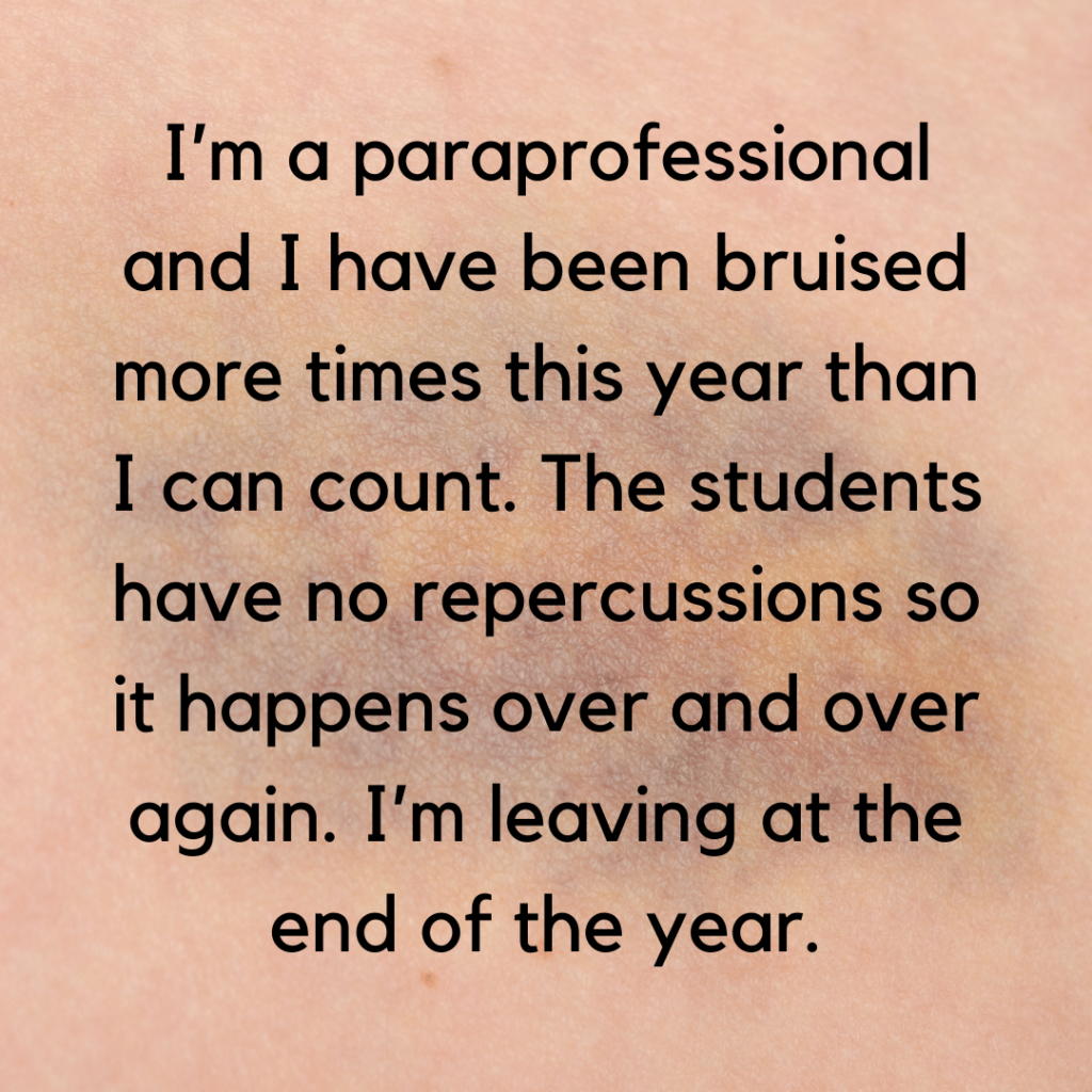 Anonymous contribution from a teacher on their experience in the profession - May 2023 #7