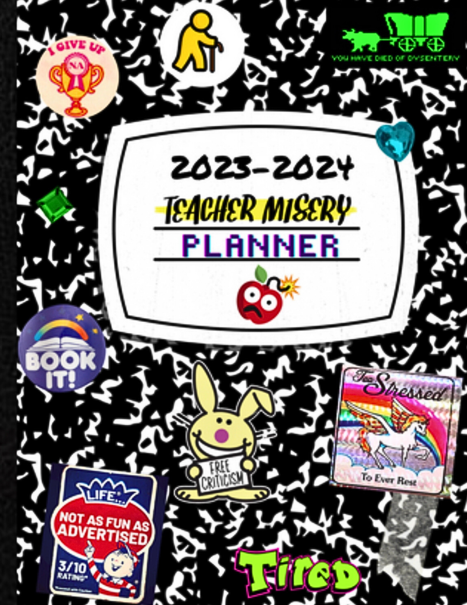 DIGITAL Markers & Minions Teacher Planner 2023-2024 - Markers & Minions