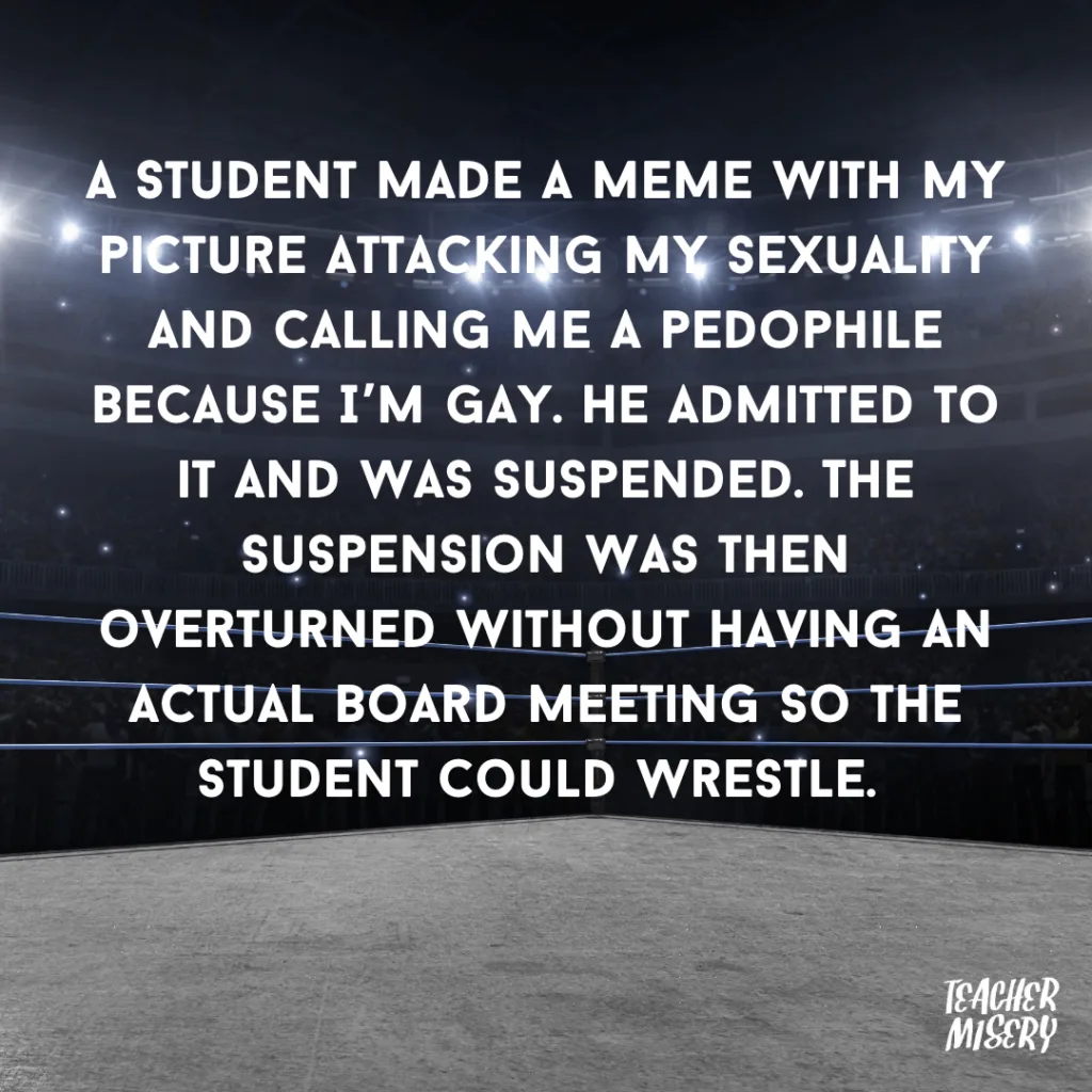 Anonymous contribution from a teacher on their experience in the profession - June 2023 #5