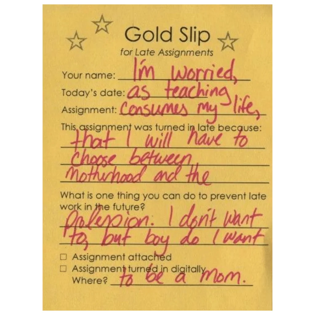 Anonymous contribution from a teacher on their experience in the profession - June 2023 #3