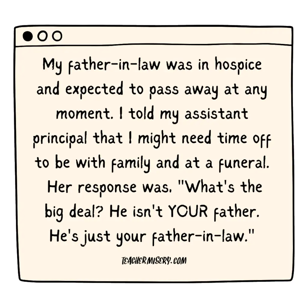 Anonymous contribution from a teacher on their experience in the profession - July 2023 #6