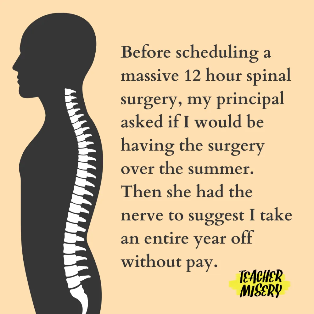 Anonymous contribution from a teacher on their experience in the profession - July 2023 #9