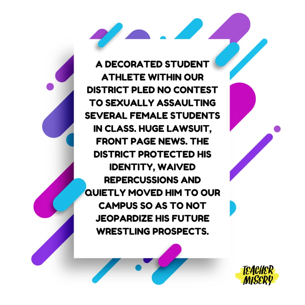 Anonymous contribution from a teacher on their experience in the profession - August 2023 #5