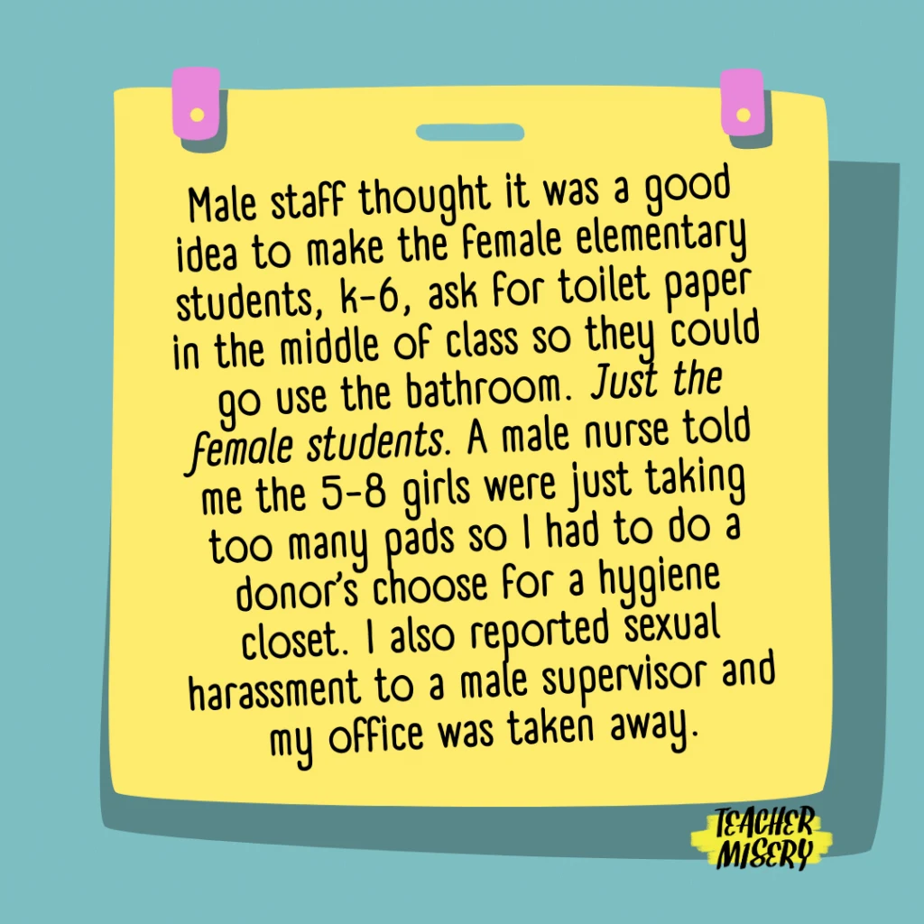 Anonymous contribution from a teacher on their experience in the profession - August 2023 #8