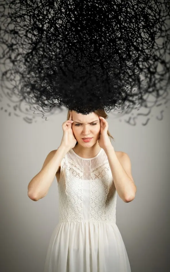 A teacher's head exploding with black squiggly lines representing the chaos of your first day teaching a new class.