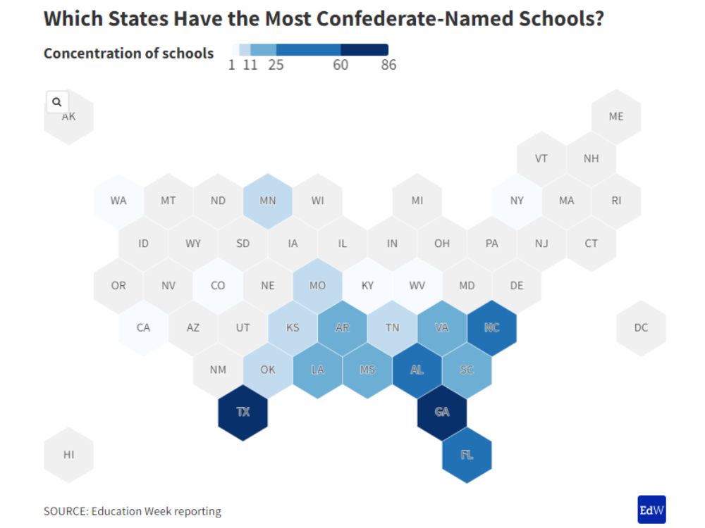 VA District Changes School Names Back to Confederate Soldiers