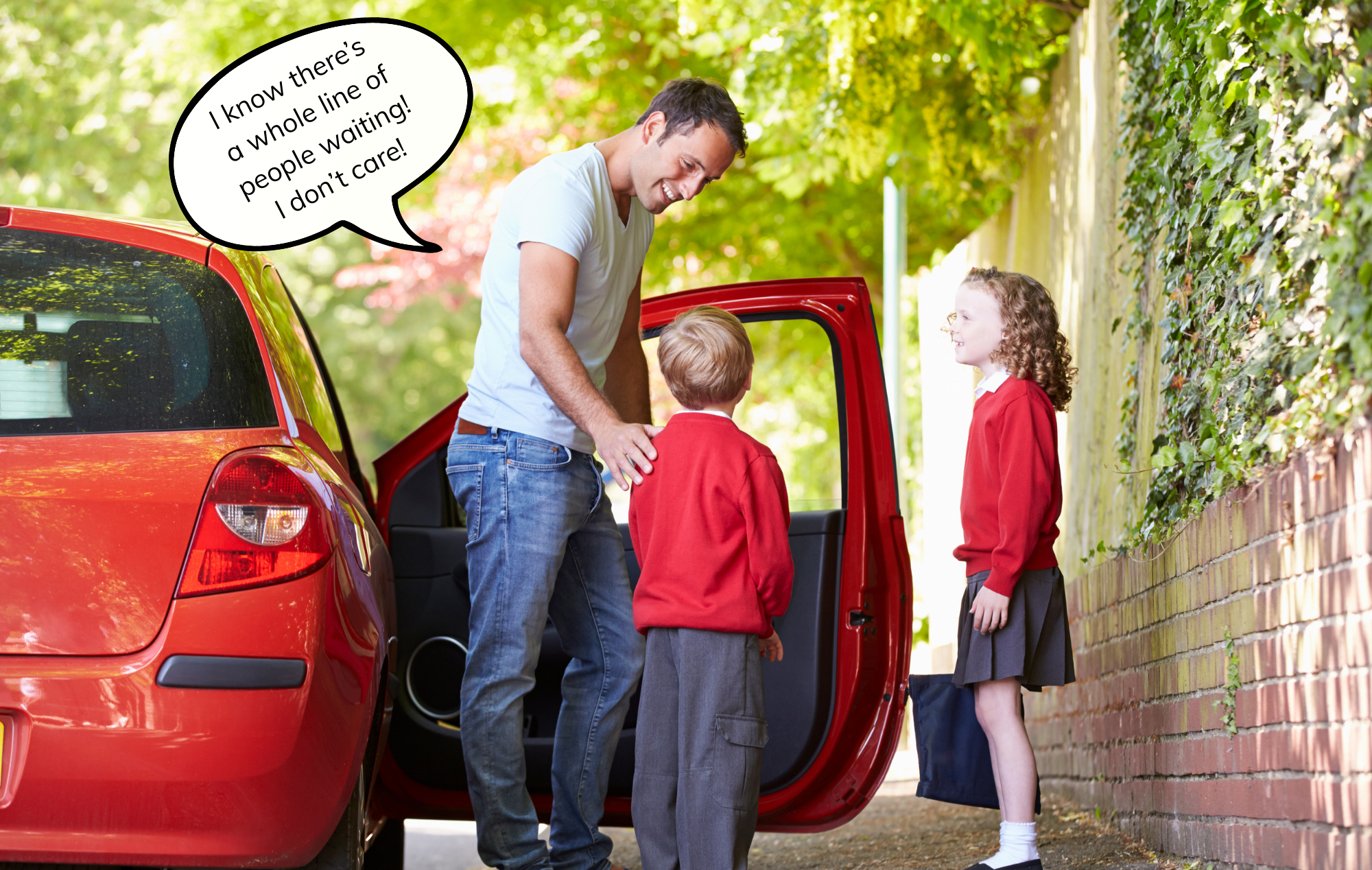 Hilarious Chaos in the School Drop Off Line